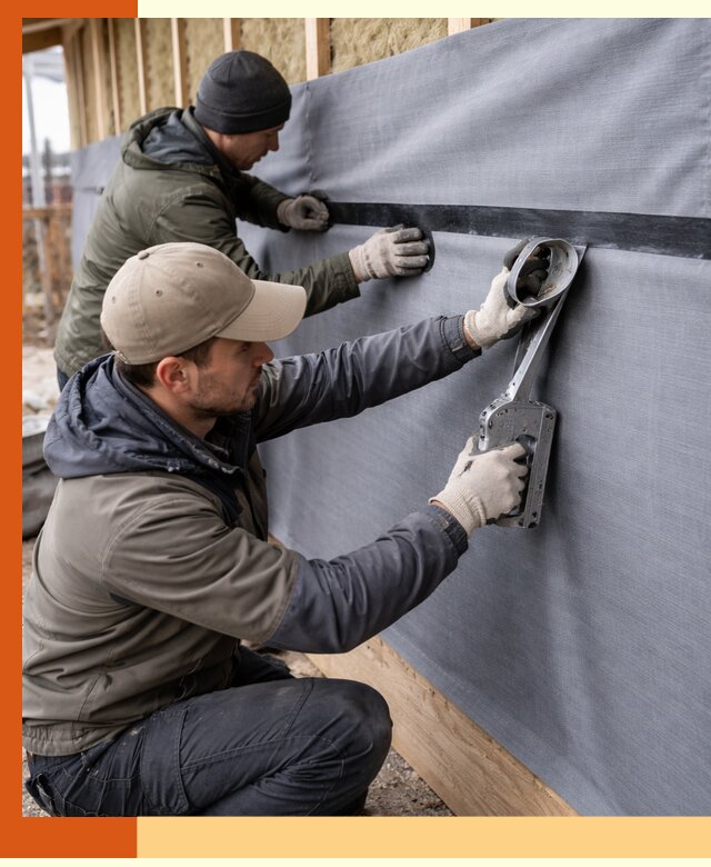 Монтаж ветроизоляции зданий и конструкций в Гагарине