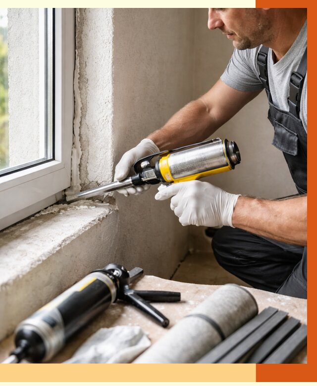 Герметизация стыков и примыканий в Гагарине от 1248 руб. под ключ | ТепломастерГгр